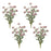 Melrose Mini Mum Floral Bush (Set of 4), Purple/Green