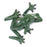 Melrose Stone Garden Frog Wall Accent (Set of 2), Green