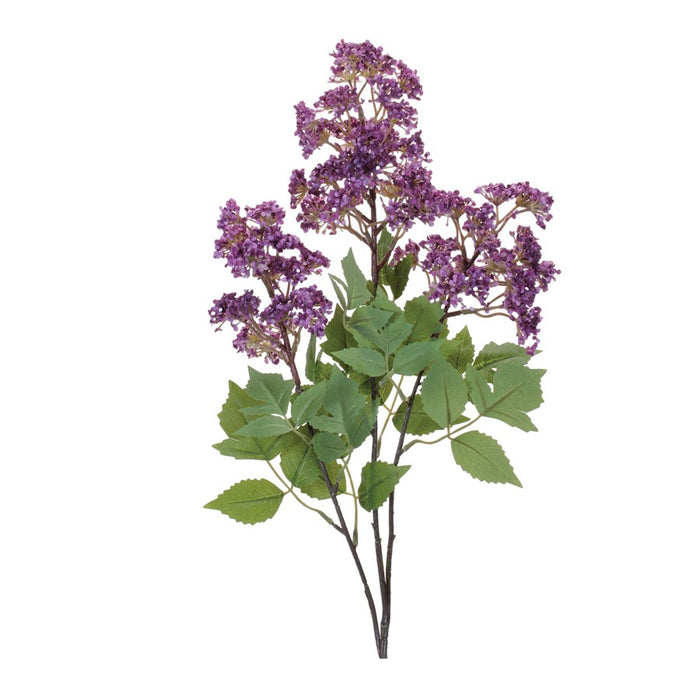 Melrose Lilac Floral Spray (Set of 4), Purple/Green - 96919DS