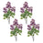 Melrose Lilac Floral Spray (Set of 4), Purple/Green