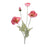 Melrose Poppy Floral Spray (Set of 6), Red/Green - 96926DS