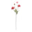 Melrose Poppy Floral Spray (Set of 6), Red/Green