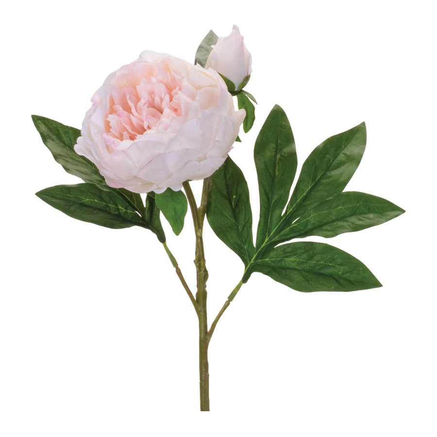 Melrose Peony Floral Spray (Set of 6), Pink/Green - 96929DS