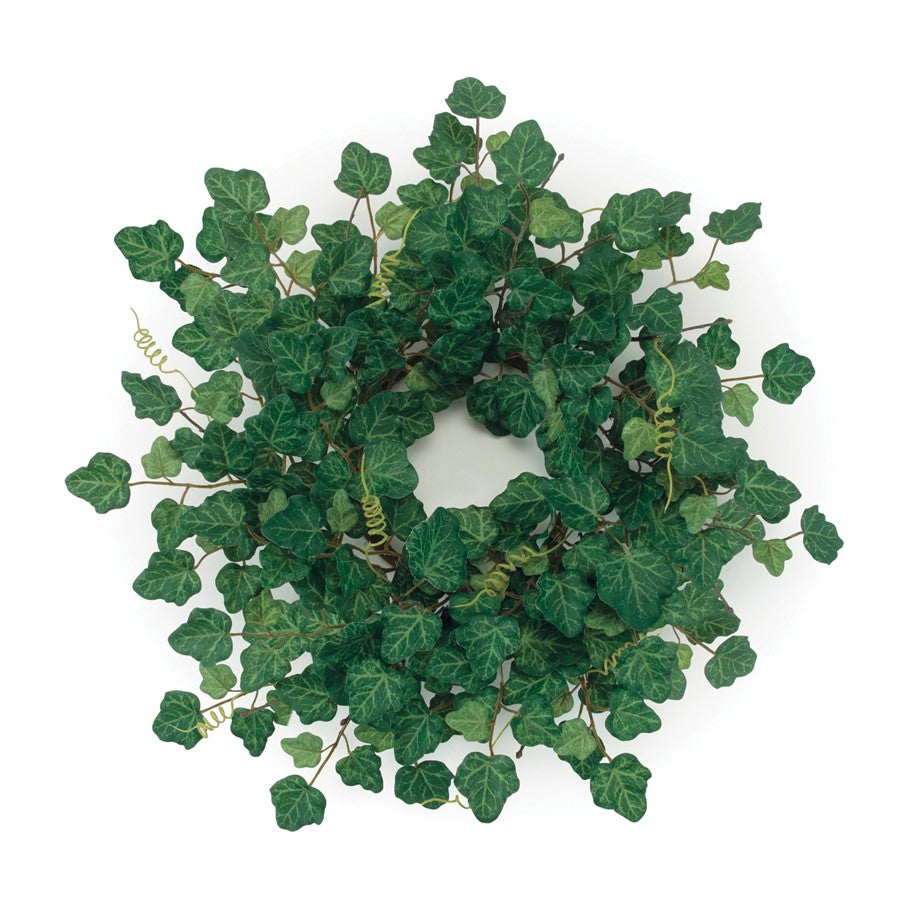 Melrose Ivy Leaf Foliage Wreath 19"D, Green - 96983DS