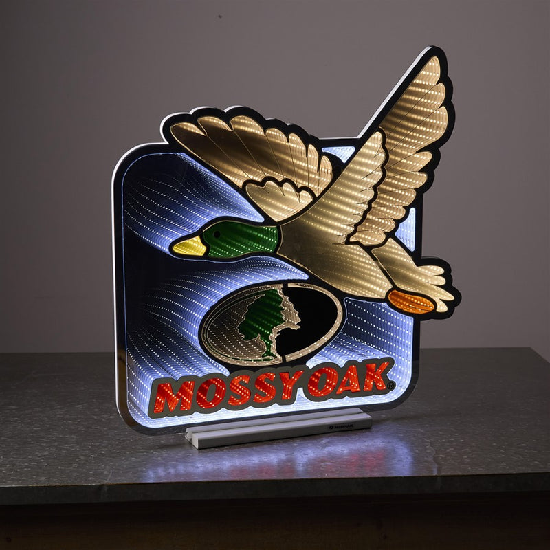 Melrose Mossy Oak Duck Logo Ekkolight Acrylic, Brown/Red/White