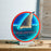 Melrose Margaritaville Shark Fin Ekkolight 16"H, Blue/Red
