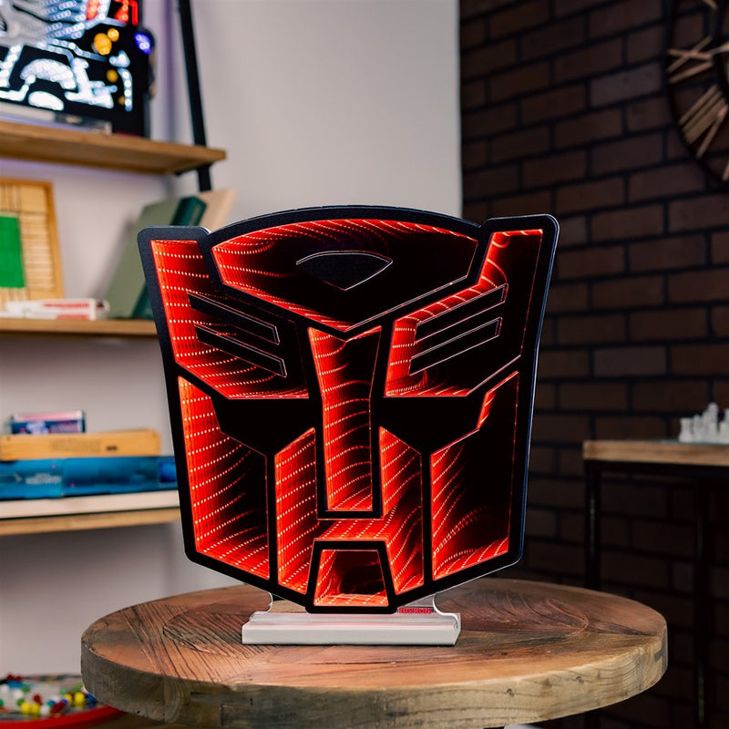 Melrose Hasbro Autobot Ekkolight 16"H Acrylic, Red/Black