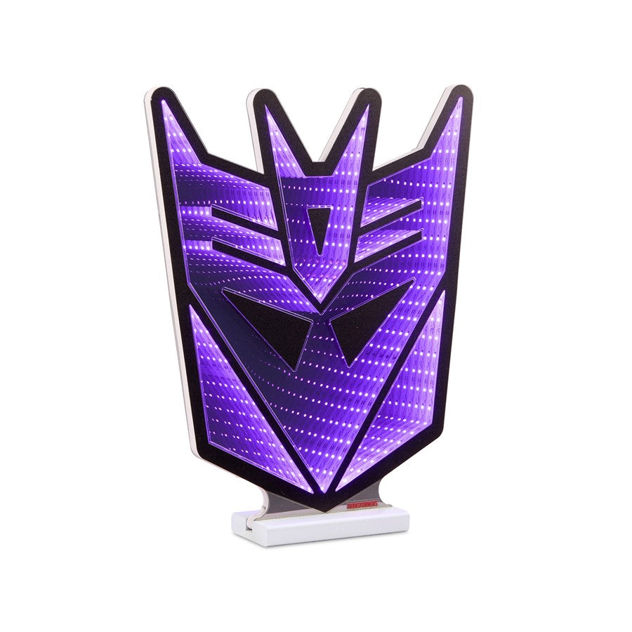 Melrose Hasbro Decepticon Ekkolight 16"H Acrylic UL Plug, Purple/Black - 99097DS
