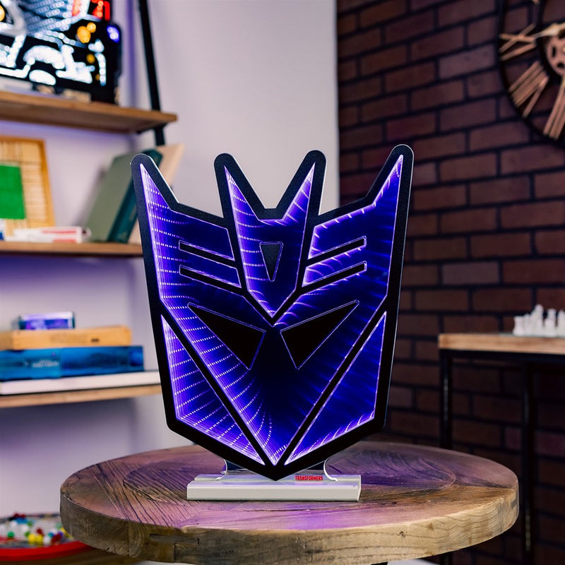 Melrose Hasbro Decepticon Ekkolight 16"H Acrylic, Purple/Black