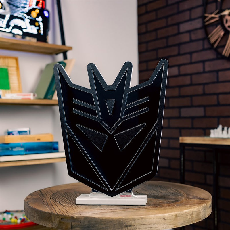 Melrose Hasbro Decepticon Ekkolight 16"H Acrylic, Purple/Black