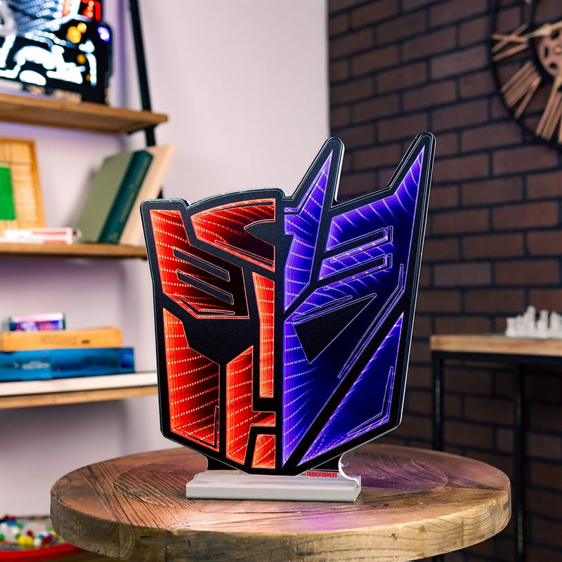 Melrose Hasbro Autobot/Decepticon Ekkolight 24"H, Red/Purple