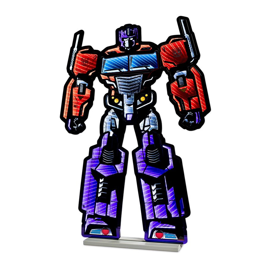 Melrose Transformers Optimus Prime Ekkolight 36"H UL Plug, Red/Blue - 99102DS