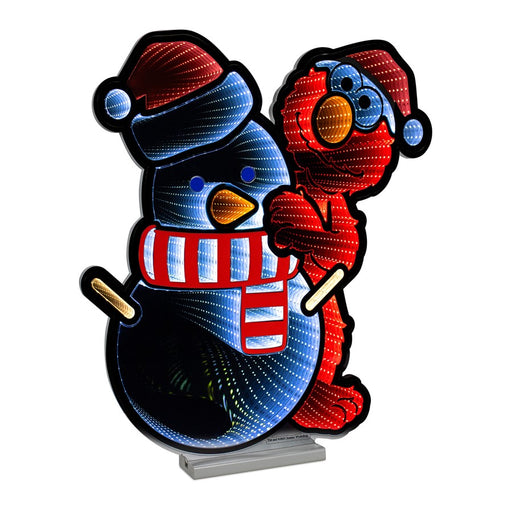 Melrose Sesame Street Elmo/Snowman Ekkolight 23"H UL Plug, Red/White - 99150DS