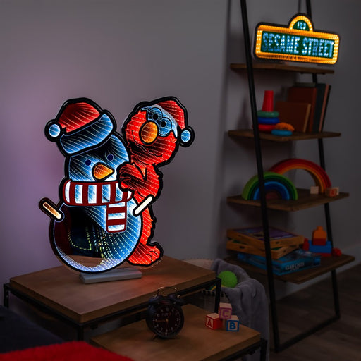 Melrose Sesame Street Elmo/Snowman Ekkolight 23"H, Red/White