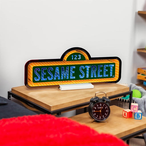 Melrose Sesame Street Sign Ekkolight 24"L x 9.5"H, Yellow