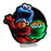 Melrose Sesame Street Characters Ekkolight 16"H UL Plug, Red - 99156DS