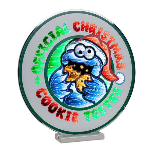 Melrose Sesame Street Cookie Tester Sign Ekkolight 16"H UL Plug, Red - 99158DS