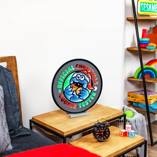 Melrose Sesame Street Cookie Tester Sign Ekkolight 16"H, Red