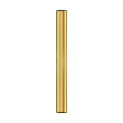 Matthews Fan Company Matthews-Gerbar 10in Down Rod | Brushed Brass Metal | Ceiling Fan Extension for High Ceilings | 1 x 10 in | Model 10DR-BRBR