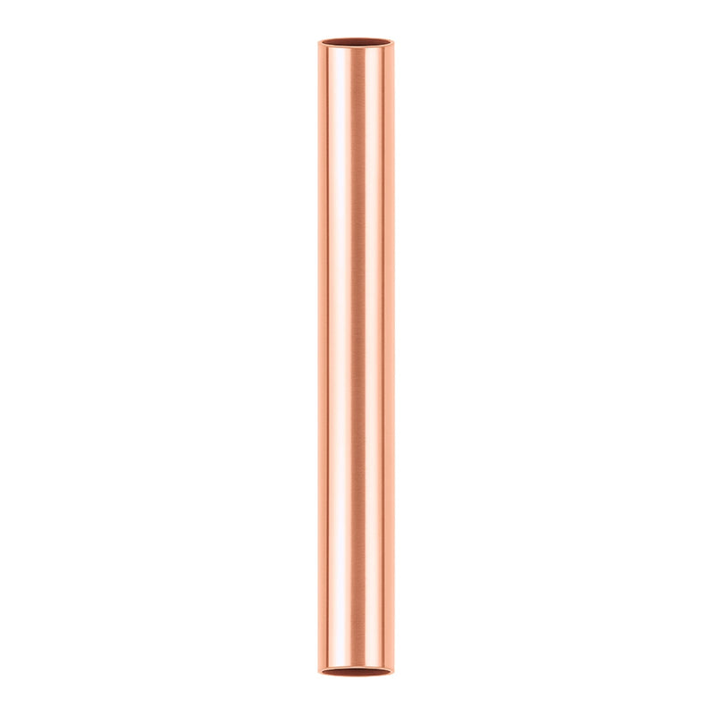 Matthews Fan Company Matthews-Gerbar 10in Down Rod | Polished Copper Metal | Ceiling Fan Extension for High Ceilings | D 1 x H 10 in | Model 10DR-CP