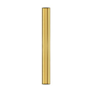 Matthews Fan Company Matthews-Gerbar 20in Down Rod | Brushed Brass Metal | Ceiling Fan Extension for Vaulted Ceilings | 0.75 x 20 in | Model 20DR-BRBR