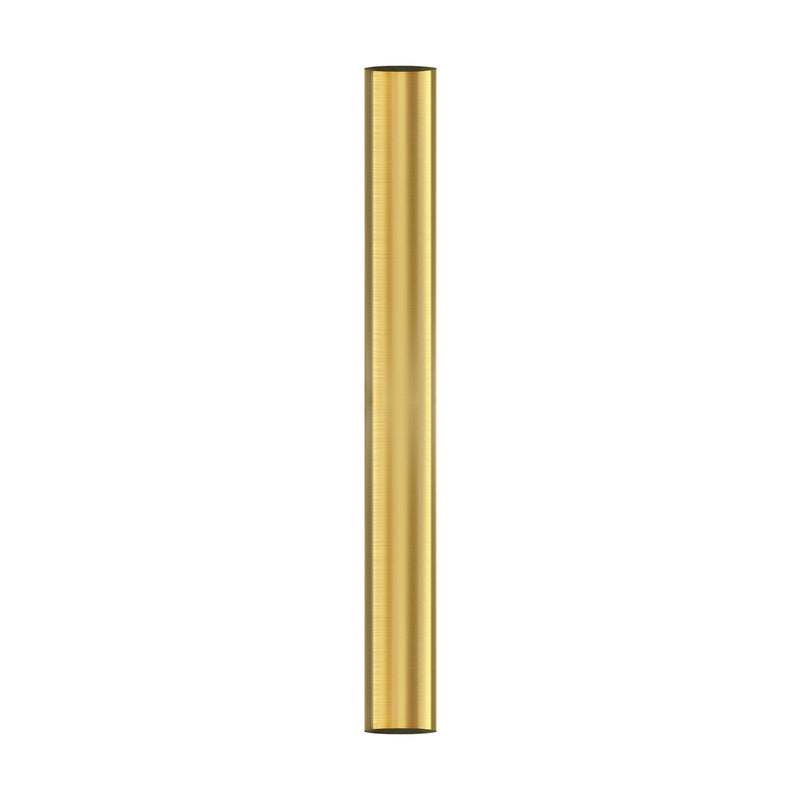 Matthews Fan Company Gerbar 30in Down Rod | Brushed Brass Metal | Ceiling Fan Extension for High Ceilings | 0.75 x 30 in | Model 30DR-BRBR