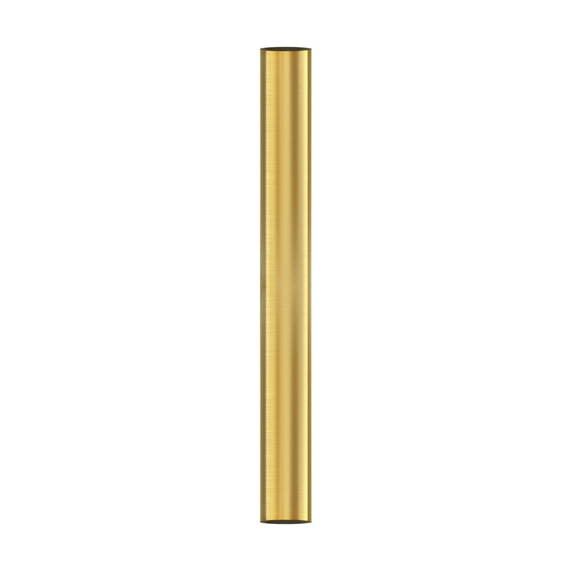 Matthews Fan Company Matthews-Gerbar 48in Down Rod | Brushed Brass Metal | Ceiling Fan Extension for High Ceilings | 0.75 x 48 in | Model 48DR-BRBR