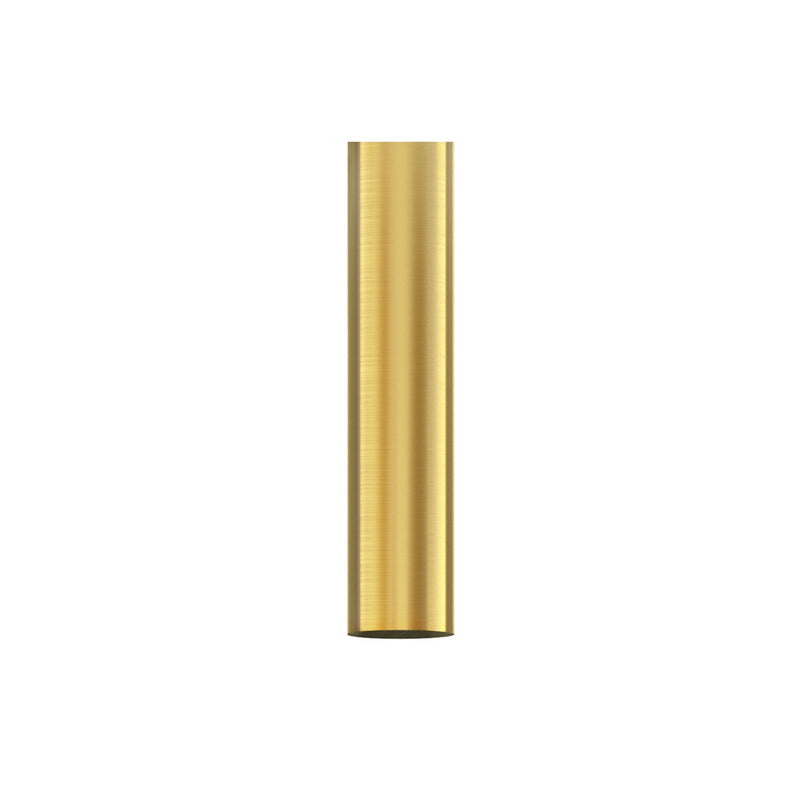 Matthews Fan Company Matthews-Gerbar 5in Down Rod | Brushed Brass Metal | Ceiling Fan Accessory for Bianca & Jarold | 0.75 x 5 in | Model 5DR-BRBR