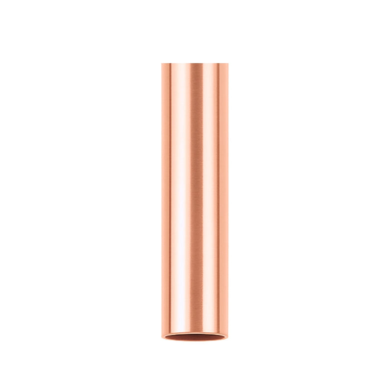Matthews Fan Company Matthews-Gerbar 5in Down Rod | Polished Copper Metal | Ceiling Fan Accessory | D 1 x H 5 in | Model 5DR-CP