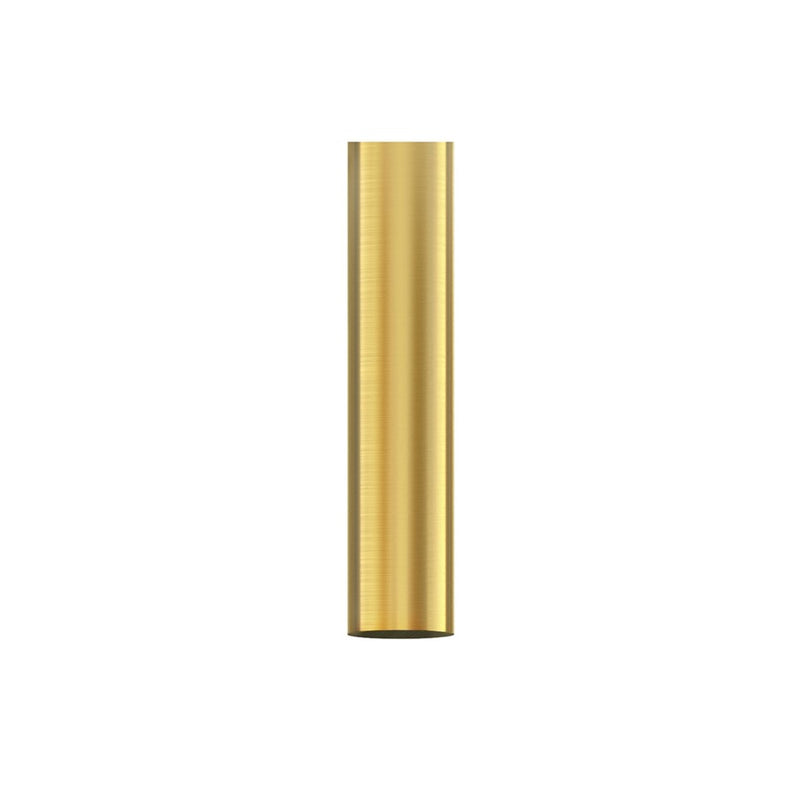 Matthews Fans 5in Downrod Coupling Cover | Brushed Brass Steel | Ceiling Fan Accessory | 0.75 x 5 in | Model 5DR-ROT-BRBR