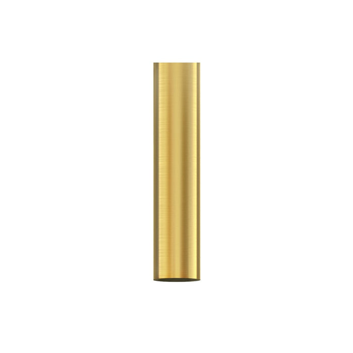 Matthews Fan Downrod 5" Coupling Cover, Brushed Brass - 5DR-ROT-BRBR