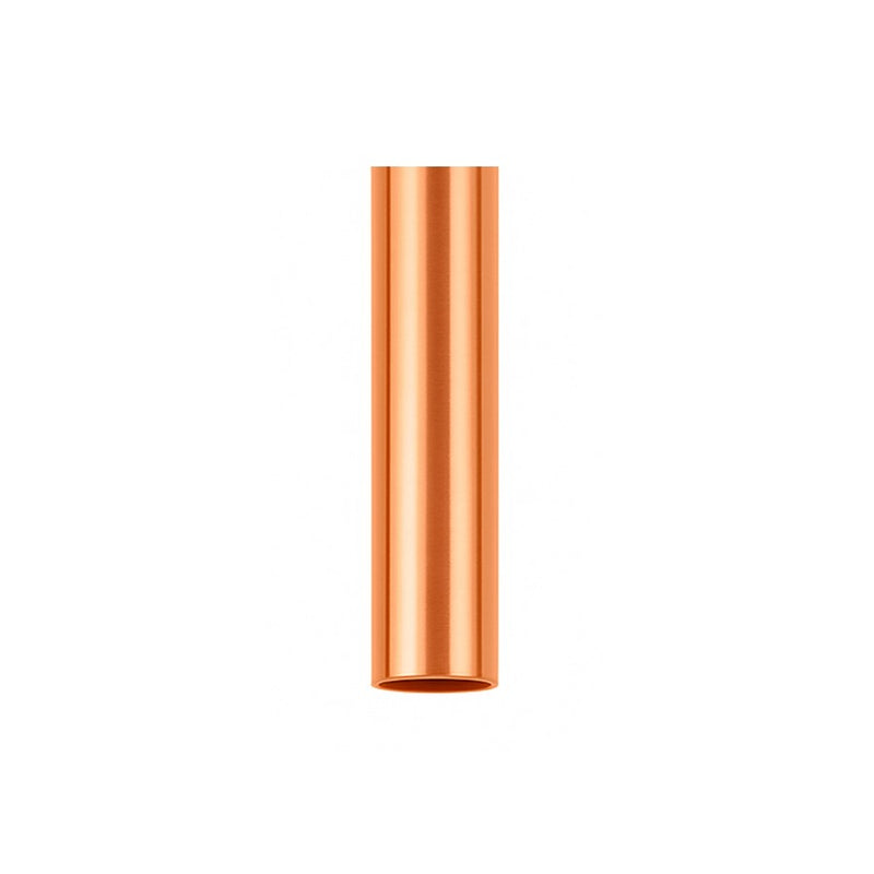 Matthews Fans Downrod Collection 5in Downrod with Coupling Cover | Brushed Copper Steel | Ceiling Fan Accessory for Indoor | Model 5DR-ROT-BRCP