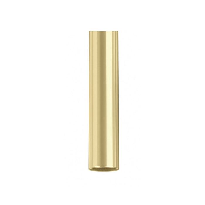 Matthews Fan Downrod 5" Coupling Cover, Polished Brass - 5DR-ROT-PB