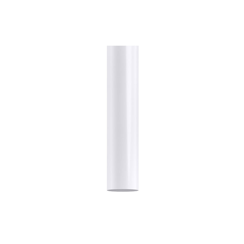 Matthews Fan Company Matthews-Gerbar 5in Down Rod | Gloss White Metal | Ceiling Fan Accessory for Bianca & Jarold | 0.75 x 5 in | Model 5DR-WH