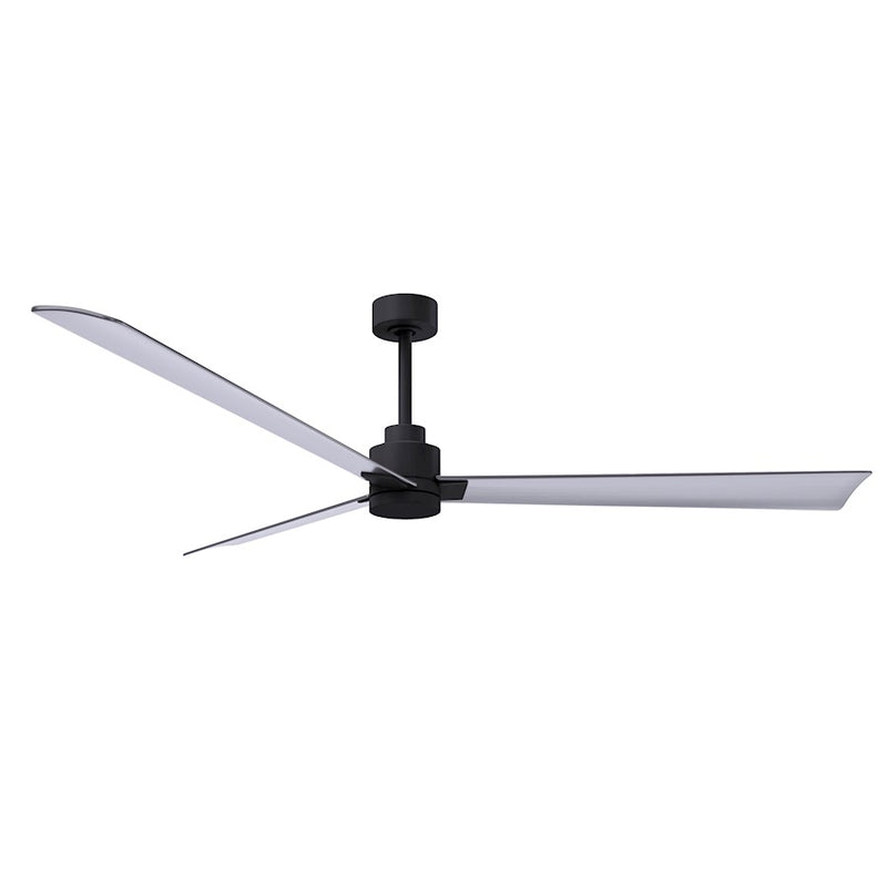 Matthews Fans Alessandra 72in 3-Blade Ceiling Fan | Transitional Textured Bronze and Walnut ABS | Great Room & Patio | Model AK-TB-WN-72