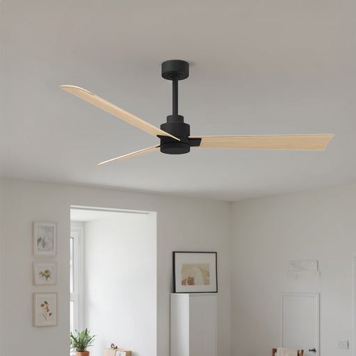 Matthews Fan Alessandra 56" 3 Blade Ceiling Fan, Matte Black