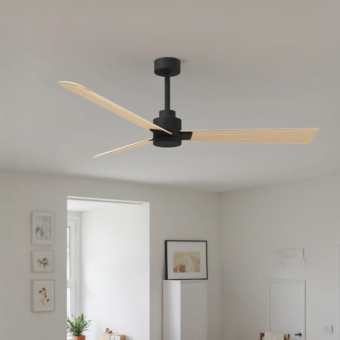 Matthews Fan Alessandra 56" 3 Blade Ceiling Fan, Matte Black