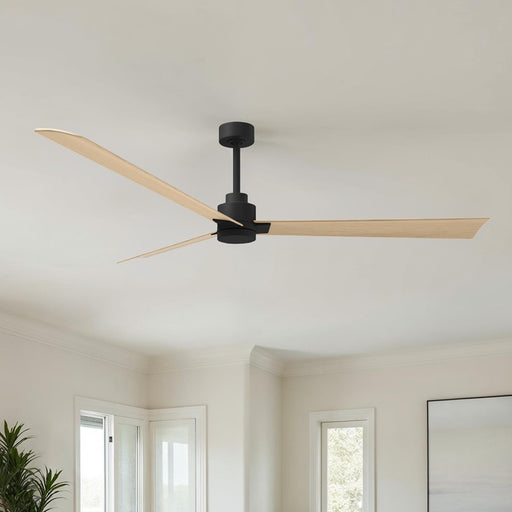 Matthews Fan Alessandra 72" 3 Blade Ceiling Fan, Matte Black