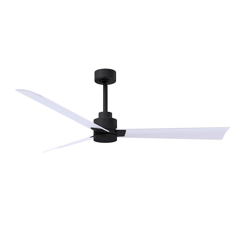 Matthews Fans Alessandra 56in 3-Blade Ceiling Fan | Transitional Textured Bronze and Walnut ABS | Bedroom & Living Room | Model AK-TB-WN-56