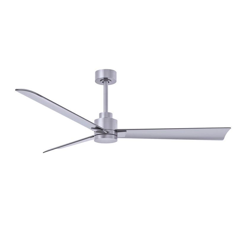 Matthews Fans Alessandra 56in 3-Blade Ceiling Fan | Transitional Textured Bronze and Walnut ABS | Bedroom & Living Room | Model AK-TB-WN-56
