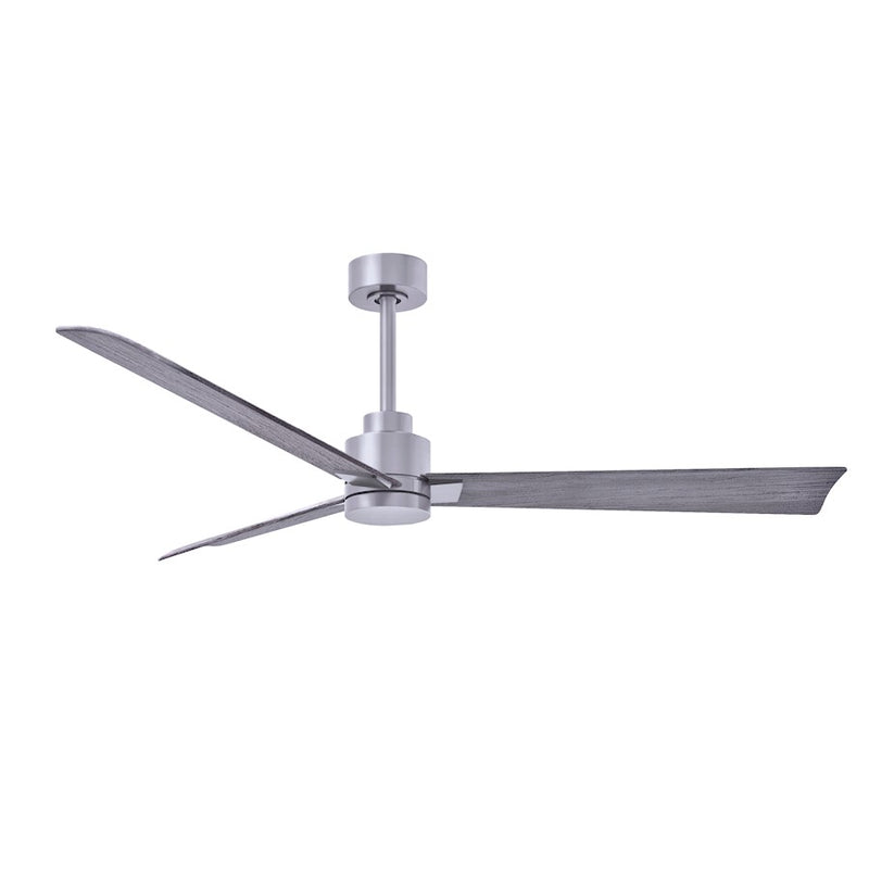 Matthews Fans Alessandra 56in 3-Blade Ceiling Fan | Transitional Textured Bronze and Walnut ABS | Bedroom & Living Room | Model AK-TB-WN-56