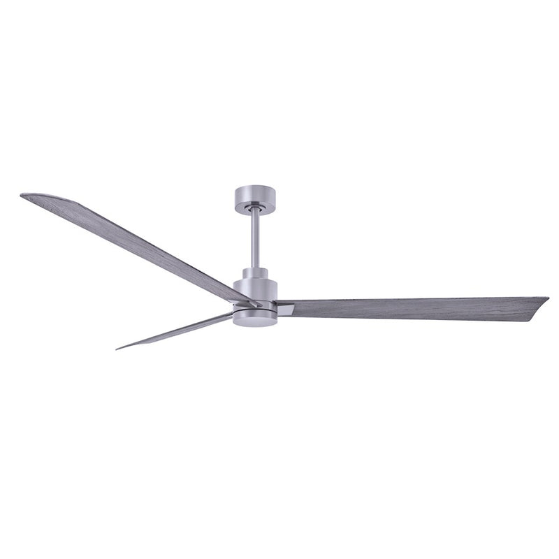 Matthews Fans Alessandra 72in 3-Blade Ceiling Fan | Transitional Textured Bronze and Walnut ABS | Great Room & Patio | Model AK-TB-WN-72