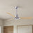Matthews Fan Alessandra 42" 3 Blade Ceiling Fan, Brushed Nickel
