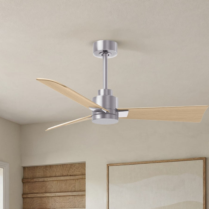 Matthews Fan Alessandra 42" 3 Blade Ceiling Fan, Brushed Nickel
