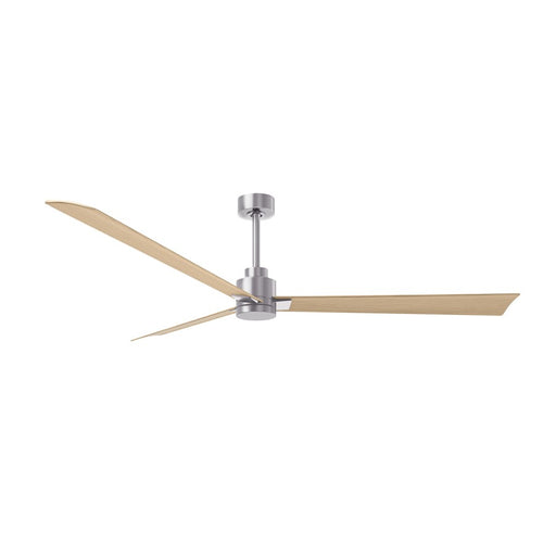 Matthews Fan Alessandra 72" 3 Blade Ceiling Fan, Brushed Nickel - AK-BN-LM-72