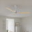 Matthews Fan Alessandra 72" 3 Blade Ceiling Fan, Brushed Nickel
