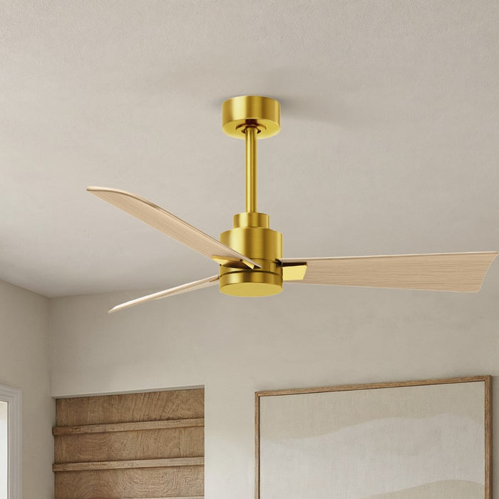 Matthews Fan Alessandra 42" 3 Blade Ceiling Fan, Brushed Brass