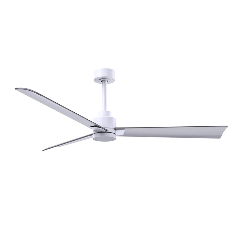 Matthews Fans Alessandra 56in 3-Blade Ceiling Fan | Transitional Textured Bronze and Walnut ABS | Bedroom & Living Room | Model AK-TB-WN-56