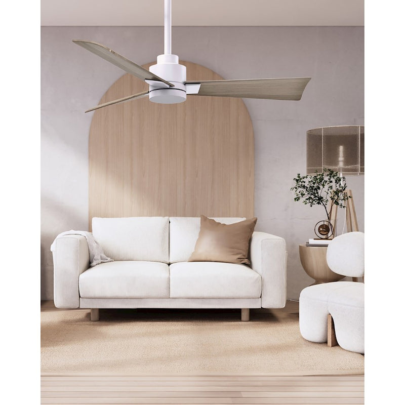 Matthews Fans Alessandra 72in 3-Blade Ceiling Fan | Transitional Textured Bronze and Walnut ABS | Great Room & Patio | Model AK-TB-WN-72