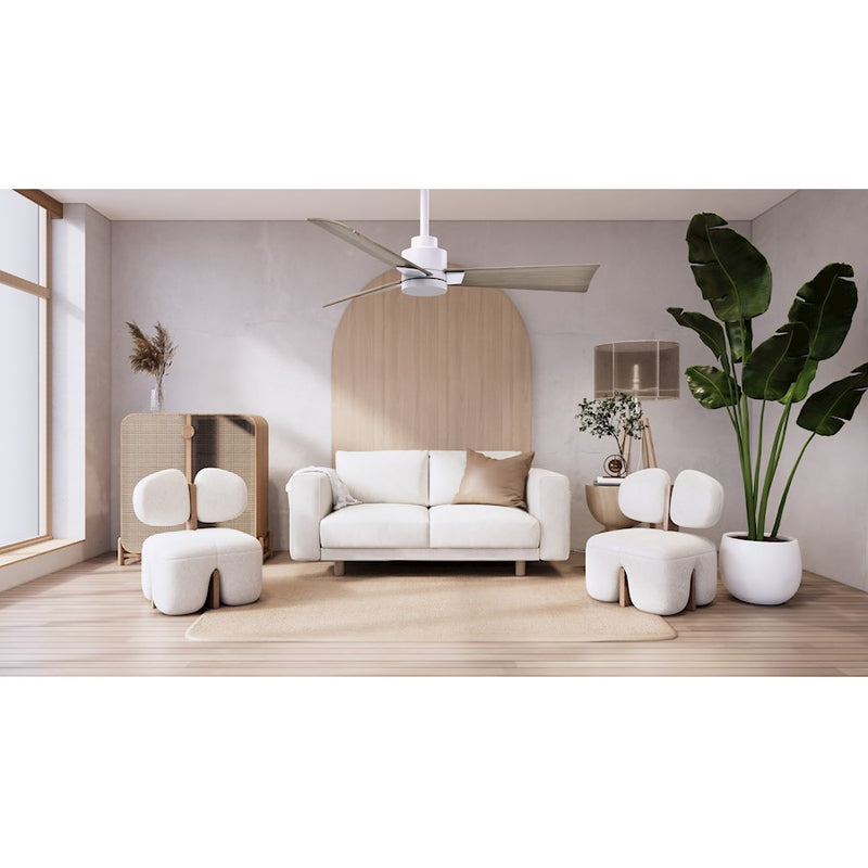 Matthews Fans Alessandra 72in 3-Blade Ceiling Fan | Transitional Textured Bronze and Walnut ABS | Great Room & Patio | Model AK-TB-WN-72